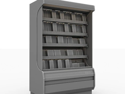 Vetrina frigorifero 03 RD03 Modello 3D