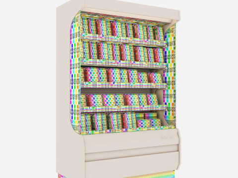 Vetrina frigorifero 03 RD03 Modello 3D