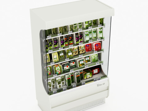 냉장고 디스플레이 03 RD03 3D 모델