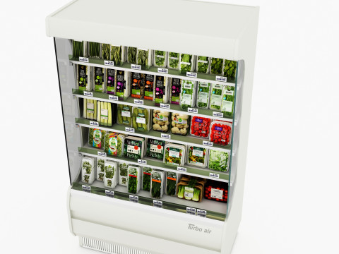 냉장고 디스플레이 03 RD03 3D 모델