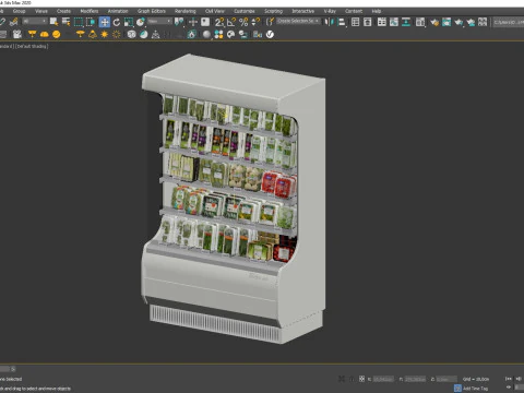 Vetrina frigorifero 03 RD03 Modello 3D