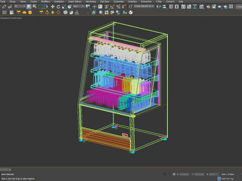 Refrigerator Display 04 RD04 3D Model