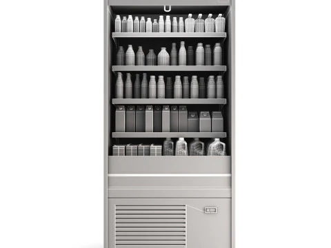 Refrigerator Display 05 RD05 3D Model