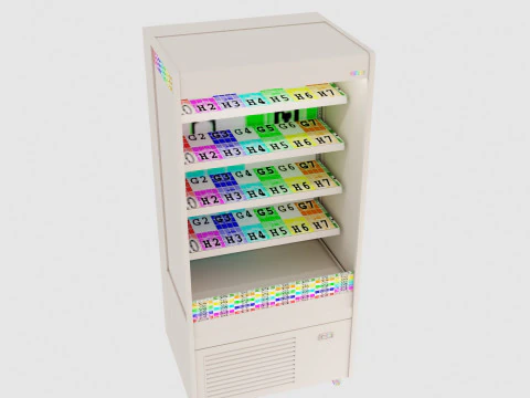 Refrigerator Display 05 RD05 3D Model