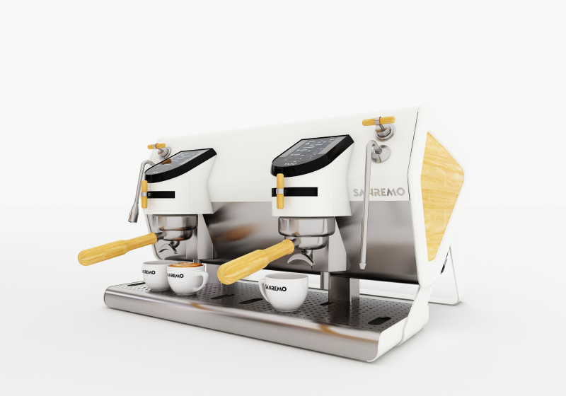 YOU2 산레모 커피메이커 CM08 3D 모델 .c4d .max .obj .3ds .fbx .stl .blend 