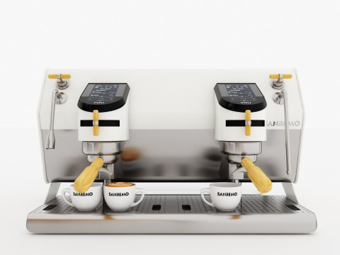 YOU2 산레모 커피메이커 CM08 3D 모델