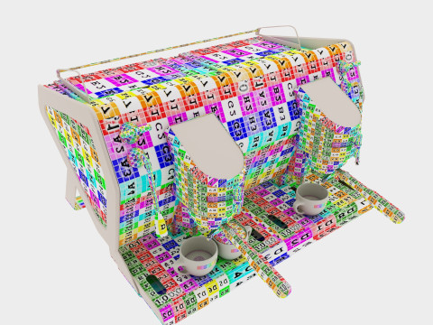 YOU2 산레모 커피메이커 CM08 3D 모델