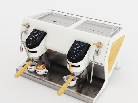 YOU2 산레모 커피메이커 CM08 3D 모델