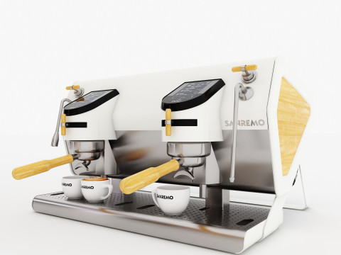 YOU2 산레모 커피메이커 CM08 3D 모델