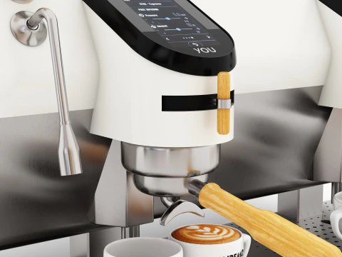 The YOU2 Sanremo Coffee Maker CM08 3D Model