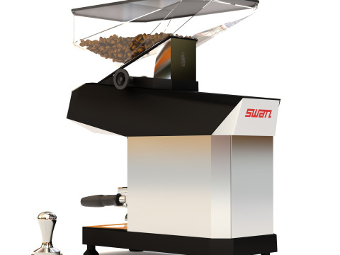 Swan Coffee Grinder CM09 3D Model