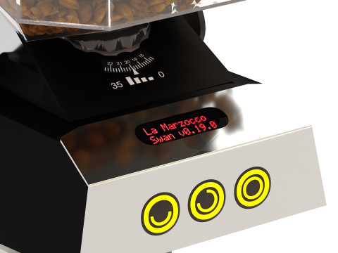 Swan Coffee Grinder CM09 3D Model