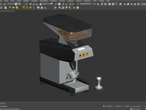 Swan Coffee Grinder CM09 3D Model