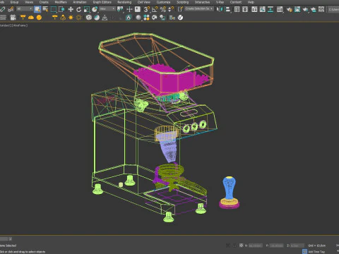 Macinacaff&egrave; Swan CM09 Modello 3D