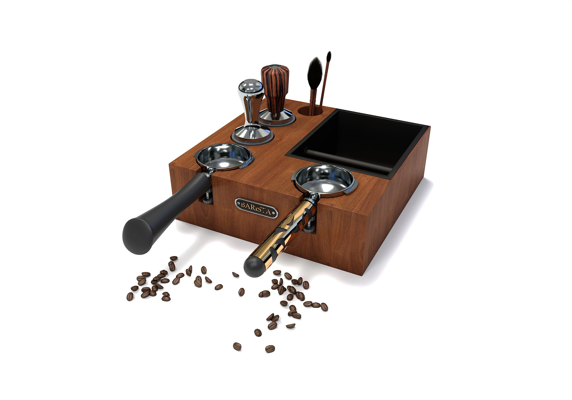 Barista Coffee Station 01 CM011 3D Model .c4d .max .obj .3ds .fbx .stl .blend 