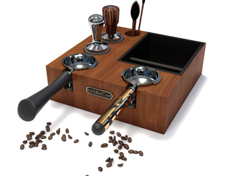 バリスタ コーヒーステーション 01 CM011 3Dモデル