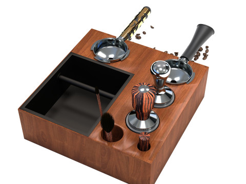 バリスタ コーヒーステーション 01 CM011 3Dモデル