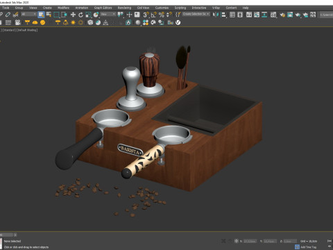 バリスタ コーヒーステーション 01 CM011 3Dモデル
