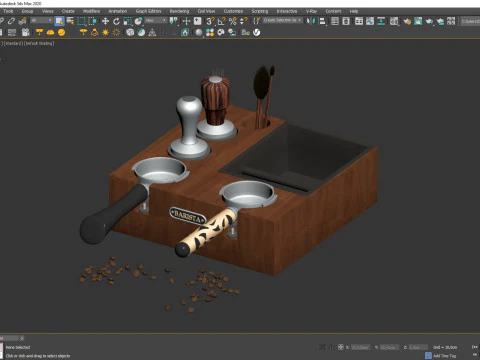 Barista Coffee Station 01 CM011 3D Model