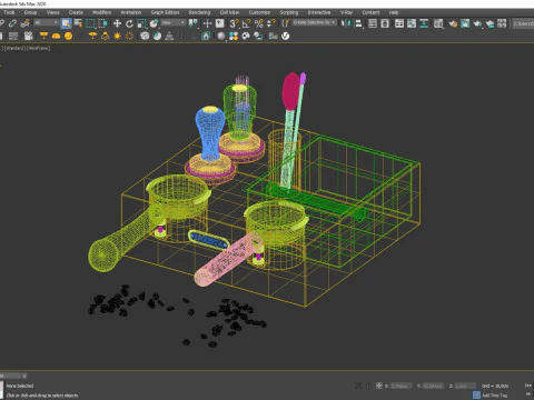 Barista Coffee Station 01 CM011 3D Model