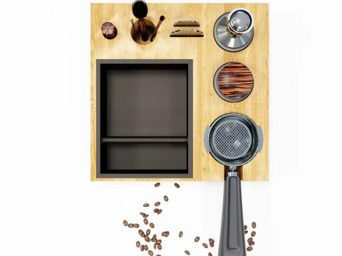 Barista Coffee Station 02 CM012 3D Model