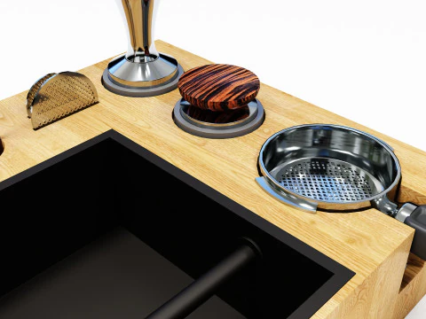 Barista Coffee Station 02 CM012 3D Model