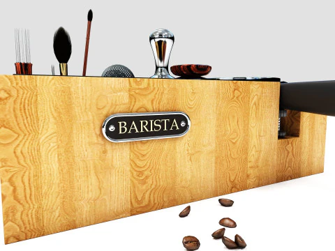Barista Coffee Station 02 CM012 3D Model