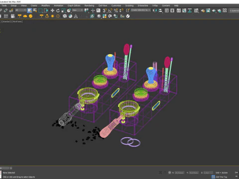 Barista Coffee Station 03 CM013 3D Model