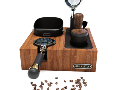 Barista Coffee Station 04 CM014 3D Model