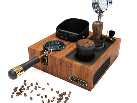 Barista Coffee Station 04 CM014 3D Model