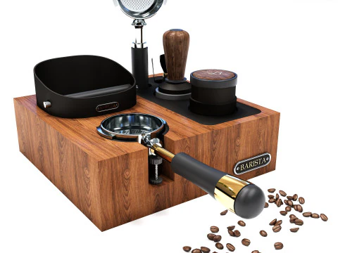 Barista Coffee Station 04 CM014 3D Model