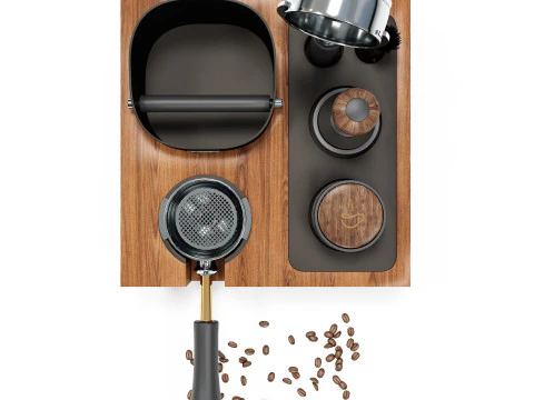 Barista Coffee Station 04 CM014 3D Model