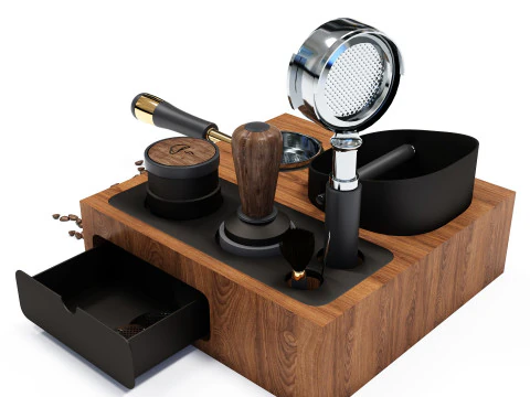 Barista Coffee Station 04 CM014 3D Model