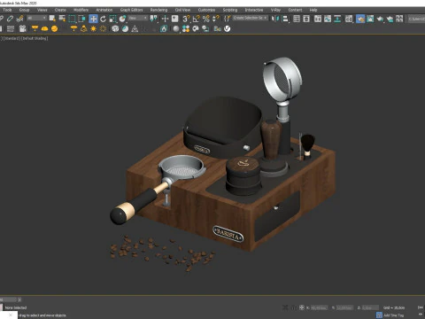 Barista Coffee Station 04 CM014 3D Model