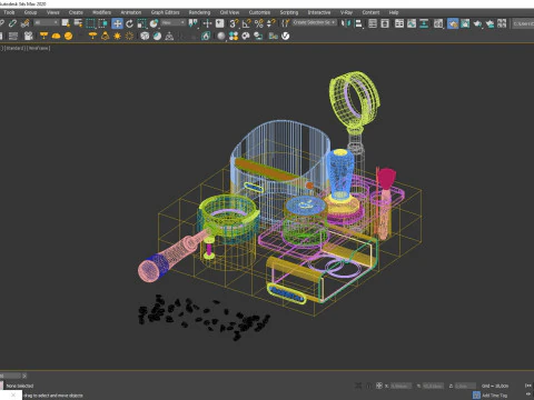 Barista Coffee Station 04 CM014 3D Model