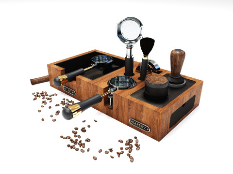 Barista Coffee Station 05 CM015 3D Model