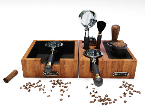 Barista Coffee Station 05 CM015 3D Model