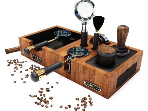 Barista Coffee Station 05 CM015 3D Model