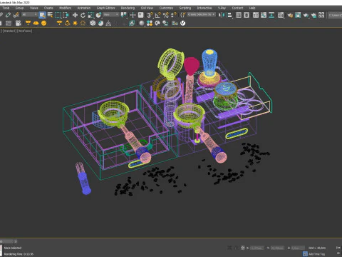 Barista Coffee Station 05 CM015 3D Model