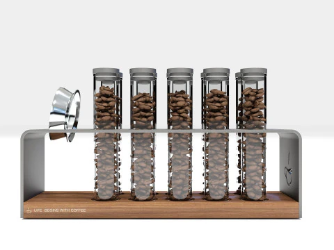 Coffee Bean Display 01 CM016 3D Model