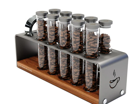 Coffee Bean Display 01 CM016 3D Model