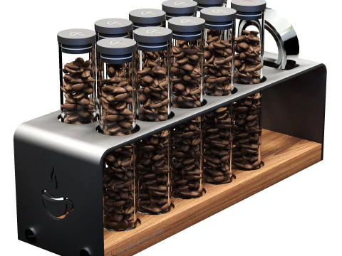 Coffee Bean Display 01 CM016 3D Model
