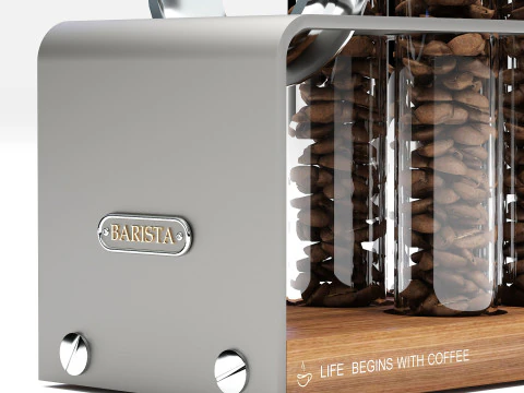 Coffee Bean Display 01 CM016 3D Model