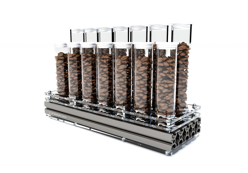 Expositor de gr&atilde;os de caf&eacute; 02 CM017 Modelo 3D .c4d .max .obj .3ds .fbx .stl .blend 