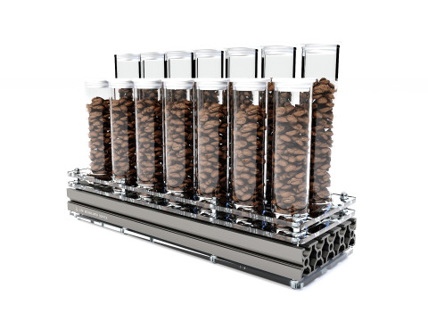 Espositore per caff&egrave; in grani 02 CM017 Modello 3D