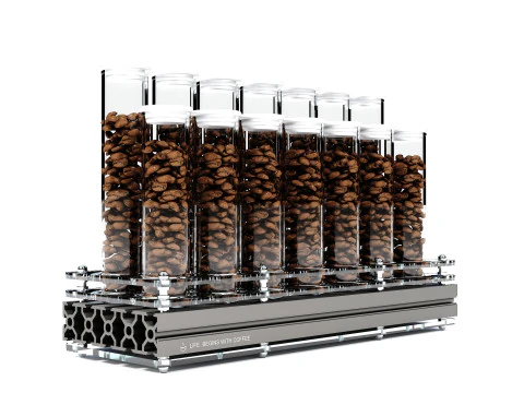 コーヒー豆ディスプレイ02 CM017 3Dモデル