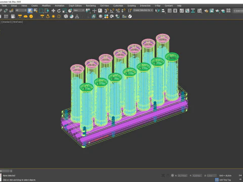 コーヒー豆ディスプレイ02 CM017 3Dモデル