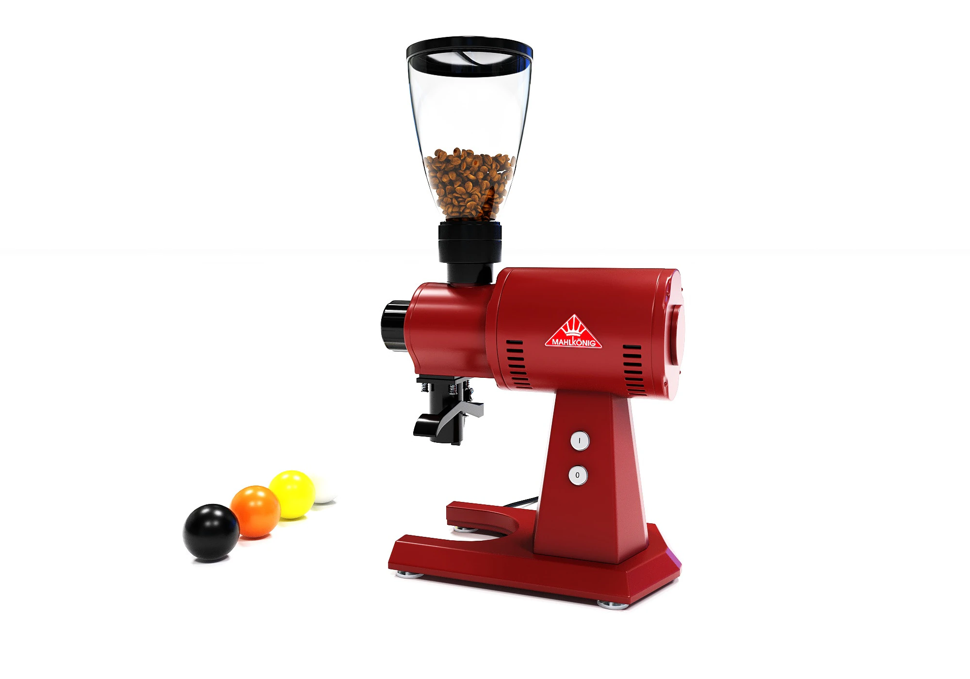 Mahlkonig EK43S Coffee Grinder CM019 3D Model .c4d .max .obj .3ds .fbx .stl .blend