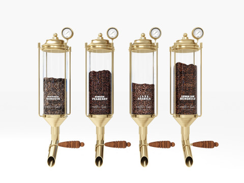 コーヒービーンディスペンサー01 CM21 3Dモデル