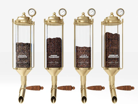Coffee Bean Dispenser 01 CM21 3D Model